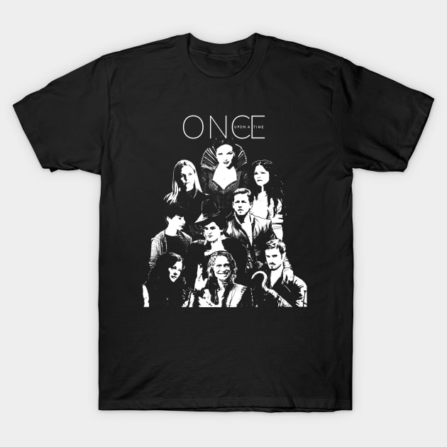 Once Upon a Time Cast T-Shirt by fsketchr